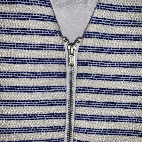 BCBGeneration Dres 6 Striped Fit & Flare BlueWhite - Picture 5 of 7